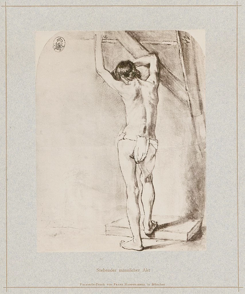 Studio di uomo di schiena - Galeriewerk Woermann
